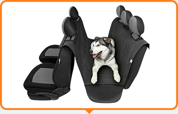 Unsere Kofferraum- und Rücksitzschutzdecken ist der perfekte Schutz vor Hundehaaren