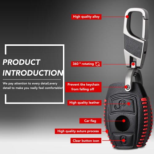 Preview: Schlüsselhülle für Mercedes Benz - Modell 4