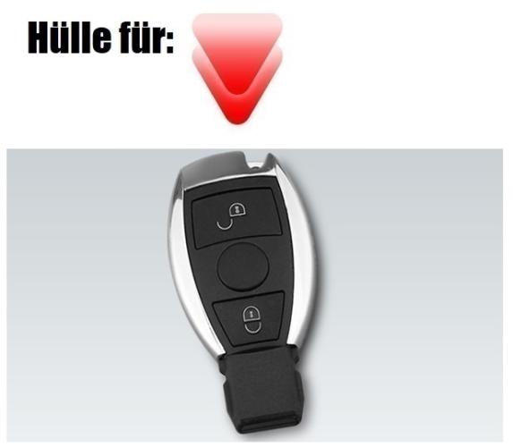 Preview: Schlüsselhülle für Mercedes Benz - Modell 4