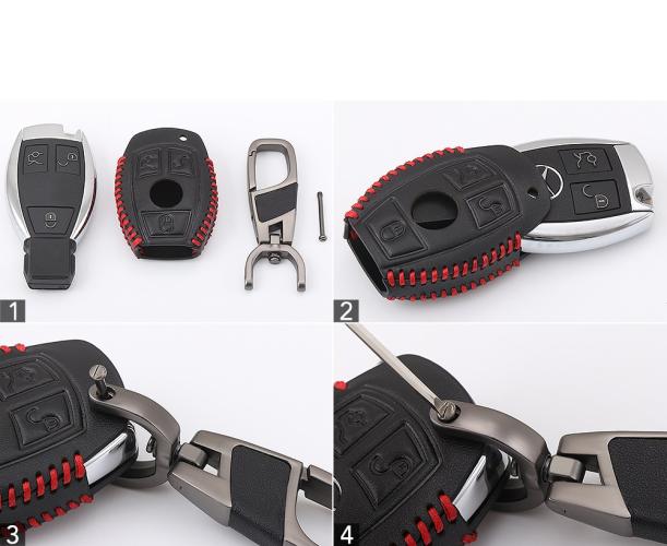 Preview: Schlüsselhülle für Mercedes Benz - Modell 2