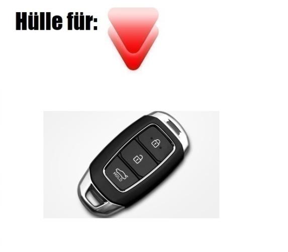 Preview: Schlüsselhülle für Hyundai - Modell 1