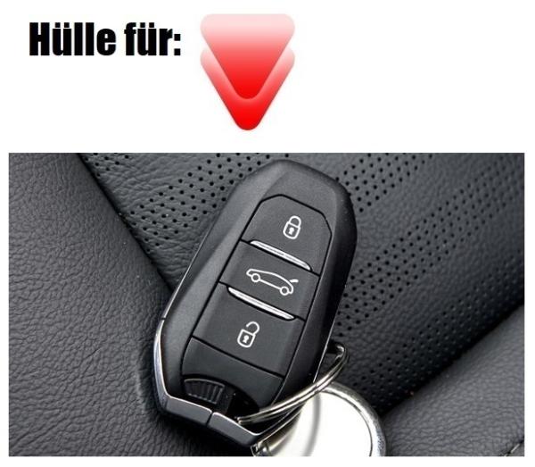 Schlüsselhülle für Citroen / Peugeot - Modell 3