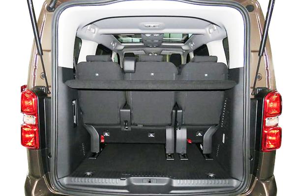 Kofferraumwanne für Citroen Jumpy, SpaceTourer / Fiat Scudo / Opel Vivaro, Zafira / Peugeot Expert, Traveller / Toyota ProAce ab 2016