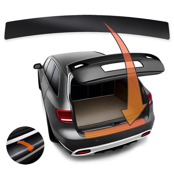 Ladekantenschutzfolie für BMW 1er 5-Türer ab 2019 (Schwarz)
