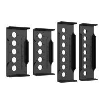 AM KLICK Rahmenlose Kennzeichenhalter Schwarz (Langformat)